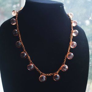 Braided Crystal Necklace